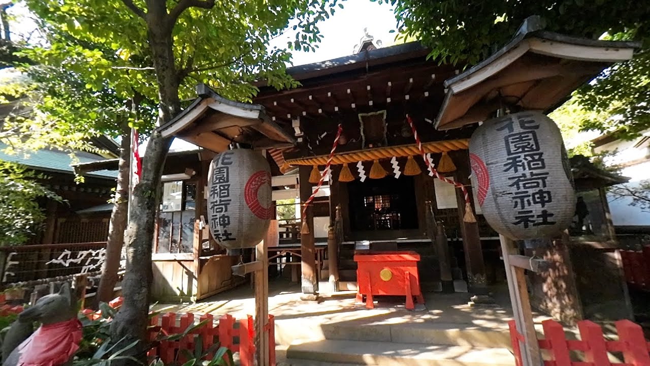 【Japan Walk】Ueno, Tokyo: Walk through Gojo Tenjinja and Hanazono Inari.