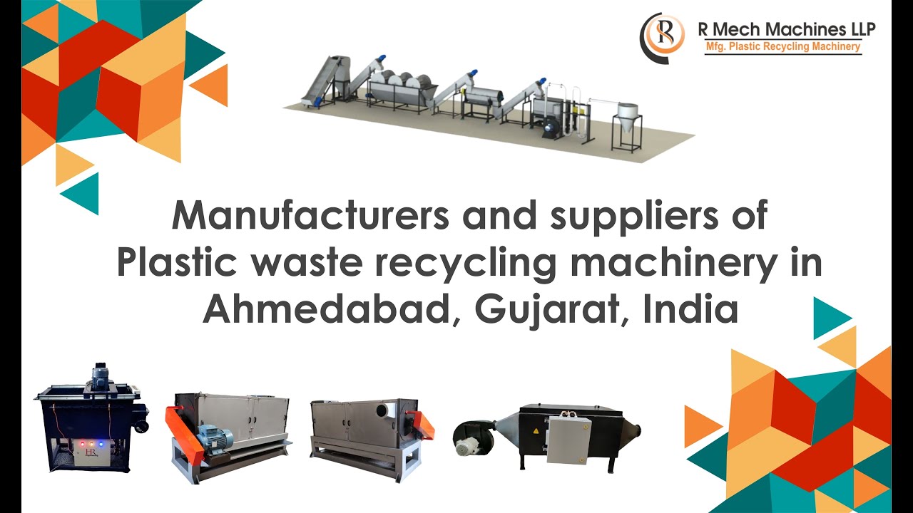 Manufacturers and suppliers of plastic waste recycling machinery in