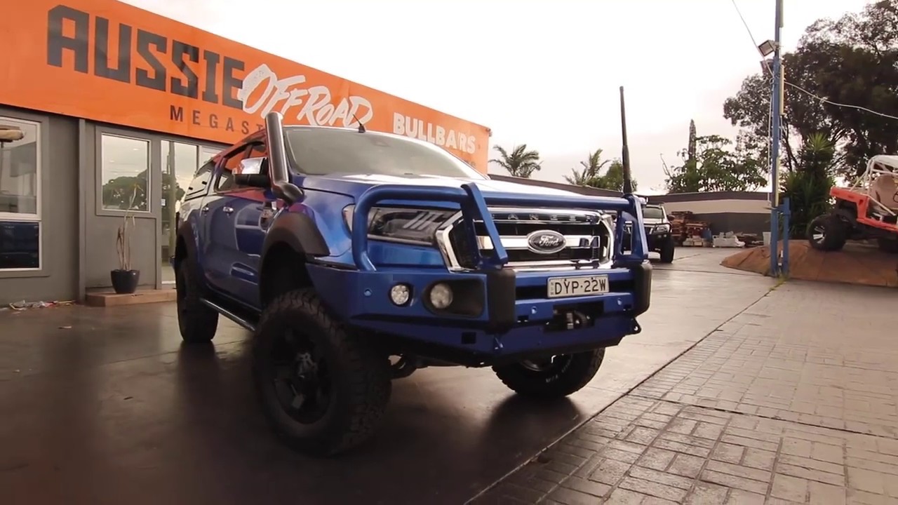 Ford PX Ranger - Rockarmor Bull Bar, Rocksliders & Rear Step Tow Bar