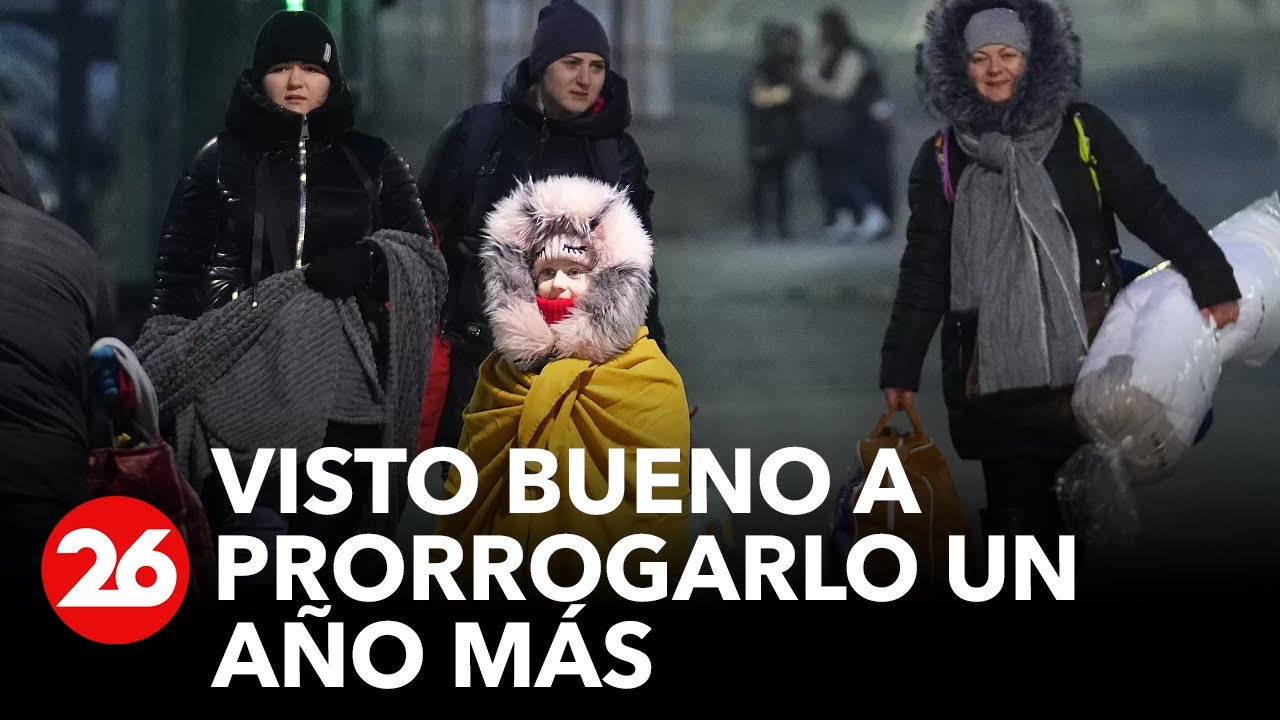 Europa extiende protección temporal de los refugiados ucranianos