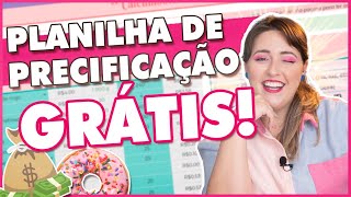 PLANILHA DE PRECIFICAÇÃO GRÁTIS para Doces, Salgados e comidinhas em geral | Tábata Romero screenshot 4