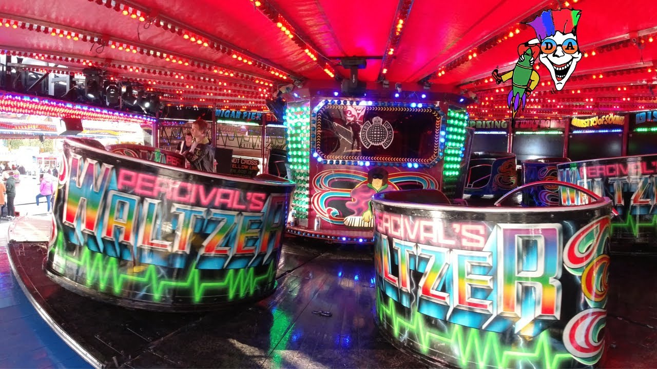 Percivals Waltzer Goose Fair 2022 Off Ride POV Gaff Lads Warming Up 