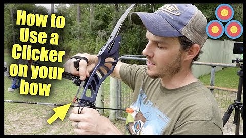 How to Setup a Clicker on your Recurve Bow