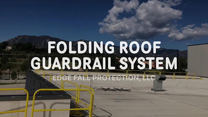BEST Roof Safety Rails & Folding Guardrail System by EDGE Fall Protection, LLC