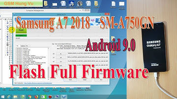 Flash Firmware Samsung A7 2018 SM A750GN Android 9.0 by Odin 3.13.3.