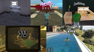 Evolution of Safehouses in GTA games! (GTA 3 vs VC vs SA vs IV vs V)