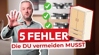Schrank Kaufen? Diese 5 Fehler Vermeiden