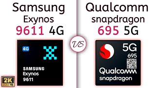 SAMSUNG Exynos 9611 vs QUALCOMM Snapdragon 695 | TECH TO BD