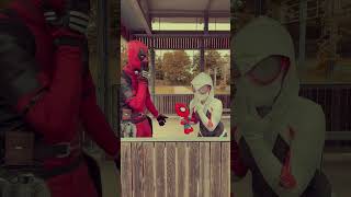 Deadpool Vs. Spider-Man & Spidergwen Voodoopower #Shorts
