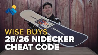 Is The 25/26 Nidecker Cheat Code Snowboard A Wise Buy For You?