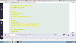 capture Explaination of Assembly Program Structure Using AddTwo Program