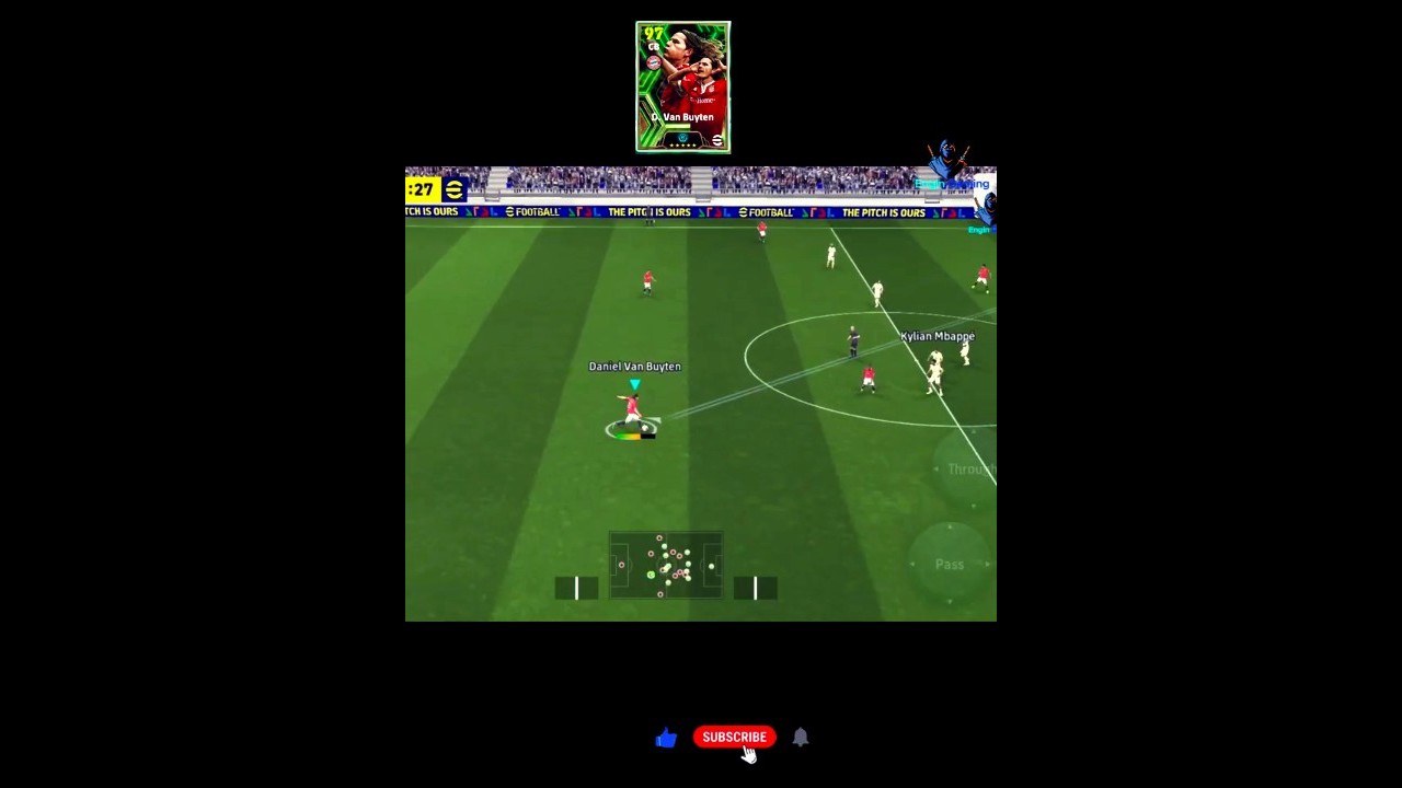 Daniel Van Buyten Insane Key Pass eFootball | Engin Gaming | 