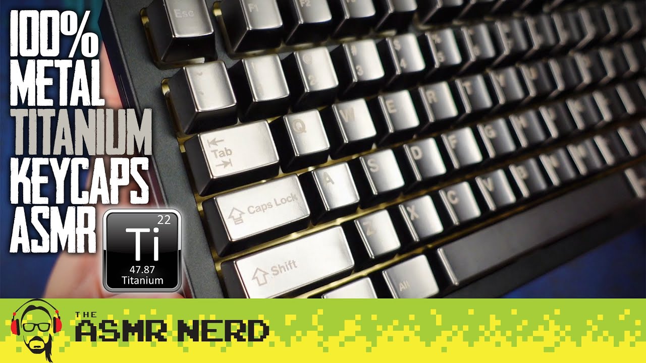 Move Over, iPhone 15: Titanium Keycaps ASMR ft. All-Metal Keycaps