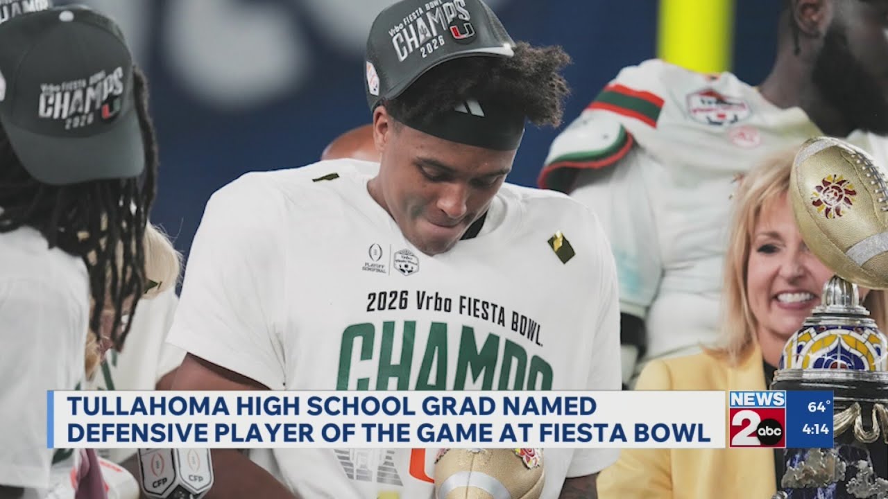 Tullahoma grad named defensive player of Fiesta Bowl