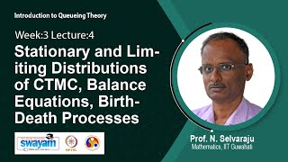 Lec 12: Stationary and Limiting Distributions of CTMC, Balance Equations, Birth-Death Processes