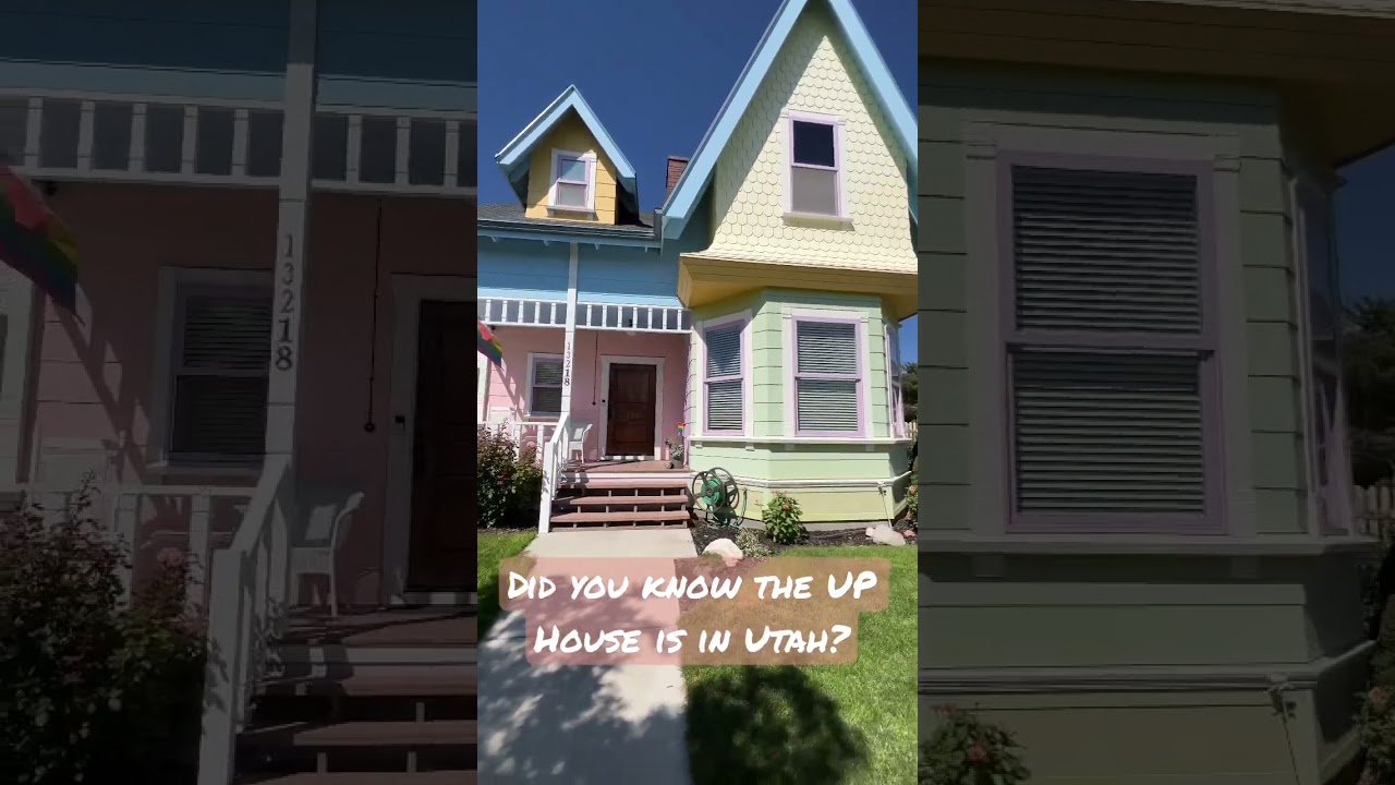 The UP House can be found in Herriman, UT and is a replica of the house from the movie UP!