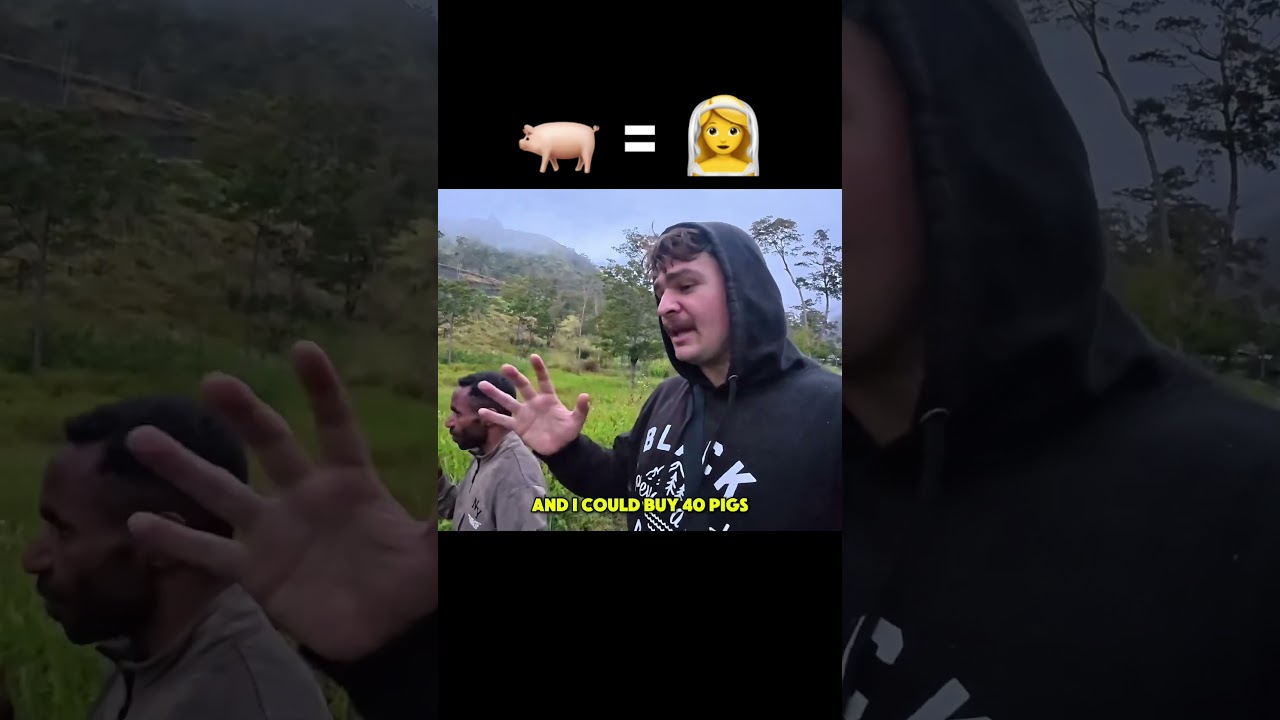 You need PIGS to get married here!