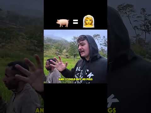 You need PIGS to get married here!