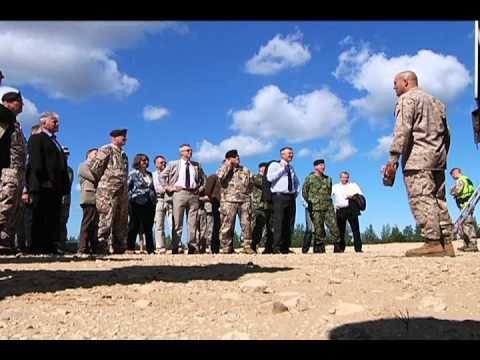 Saber Strike 12 - Distinguished Visitors come to Adazi, Latvia