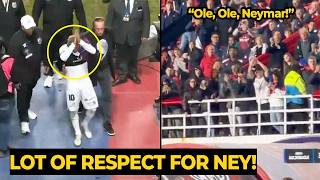 Unreal Scenes Neymar Got Standing Ovation In Buenos Aires Stadium During Santos Vs San Lorenzo