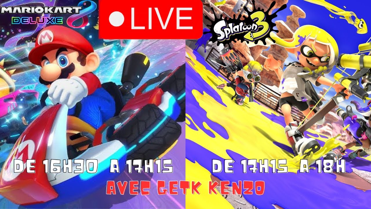 Live Mario Kart 8 Deluxe ft getk kenzo