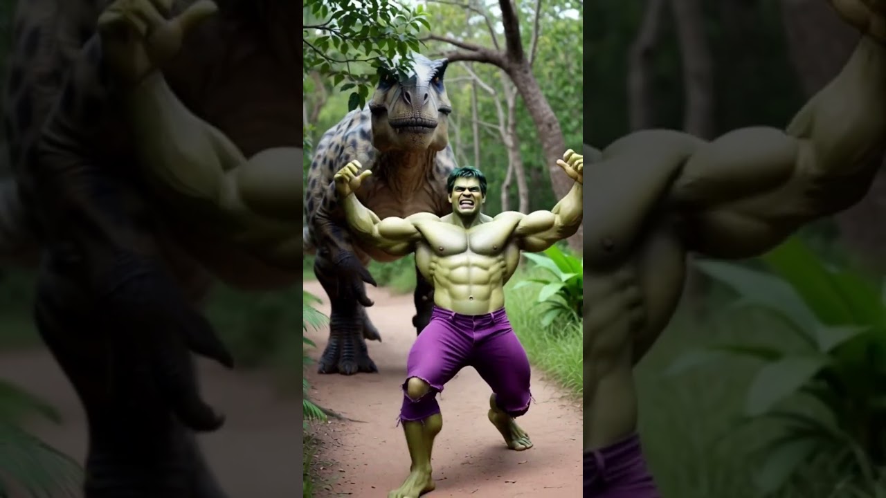 dinosaur 🦖🦕 Hulk comedy funny video 🤣