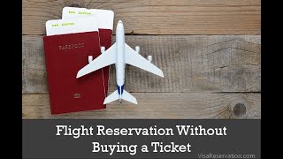 How to book a dummy flight ticket r...