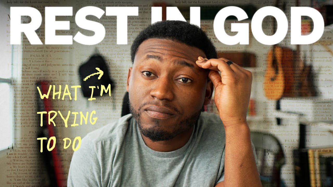 How to find rest in God. 