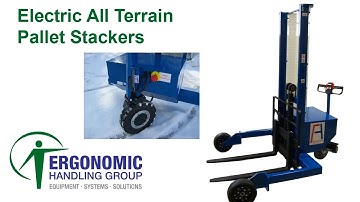 Electric Rough Terrain Pallet Stacker - Conhersa ET1000 - Ergonomic Handling Group
