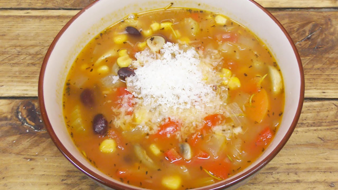 How To Make Hale & Hearty Minestrone Soup Recipe YouTube