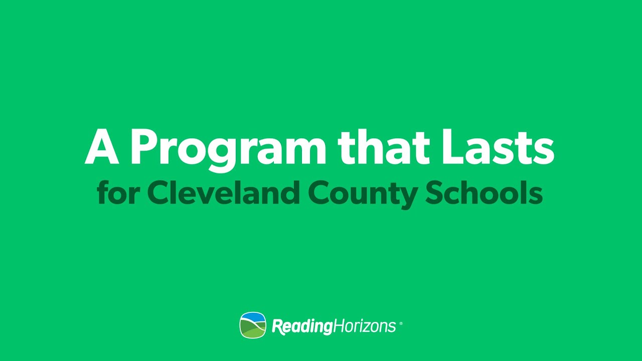 A Program that Lasts | Cleveland County Schools