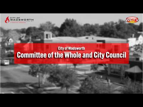 Video Wadsworth City Council - September 15, 2026