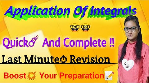 💥Quick Last Minute Complete Revision|✍Integrals✍|Palak Sharma|Boost your preparation🤟