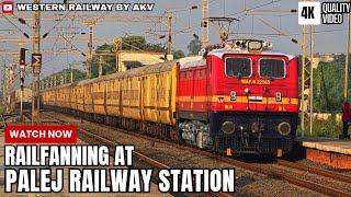 Plj-05 Railfanning At Palej Station Vande Bharat Sl Trial Western Railway Indian Railways
