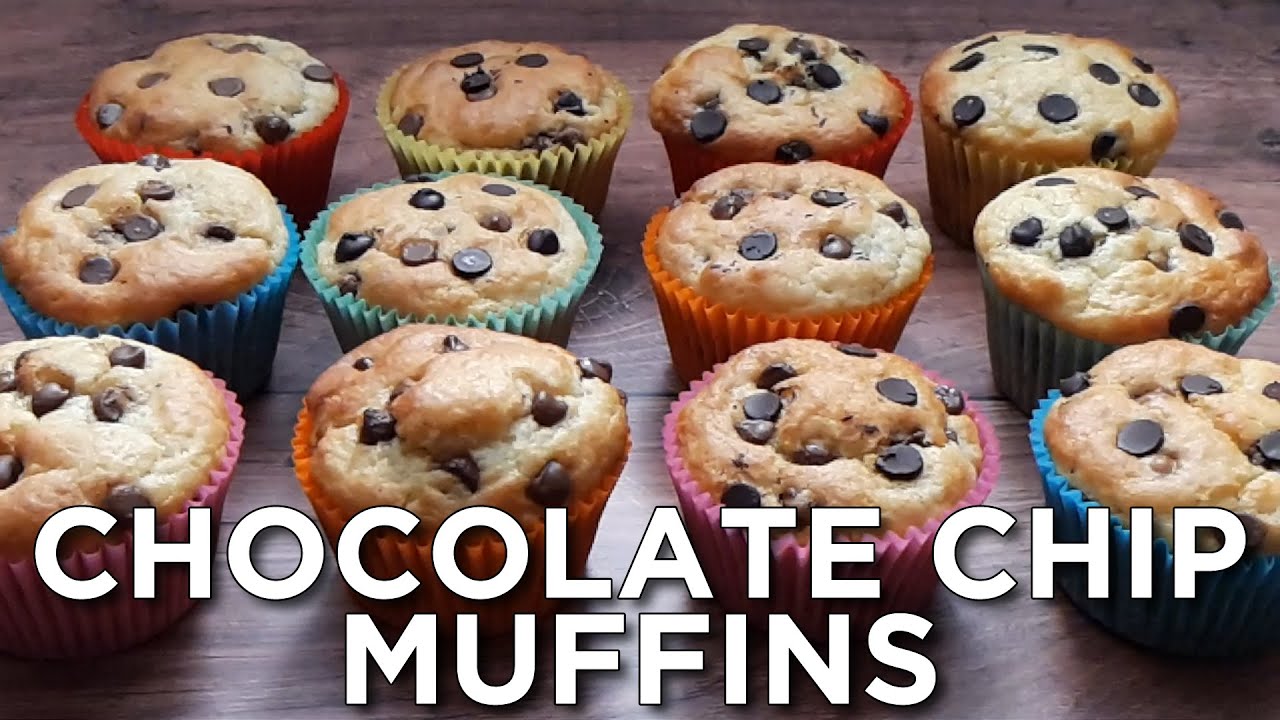 Chocolate Chip Muffins | How to make Muffins - YouTube
