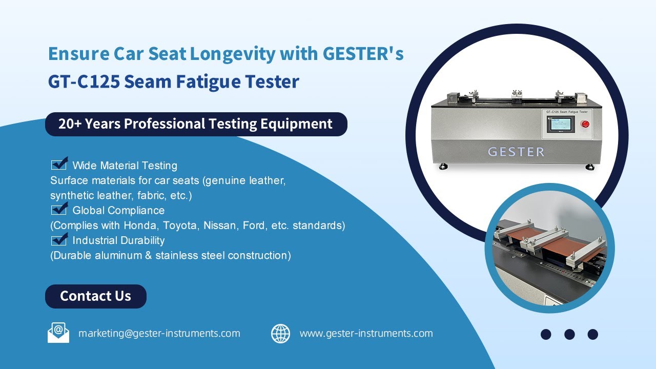 Seam Fatigue Tester for Automotive Seat Materials GT-C125
