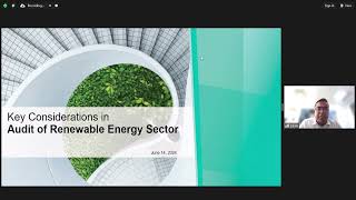 Webinar on “Key Considerations in Audit of Renewable Energy Sector” - 14062024