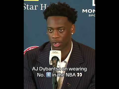 AJ Dybantsa with some new threads in DC 🫡