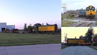 Scenes of NUCX 944 Working at Performance Master Coil Processing near Crawfordsville, Indiana