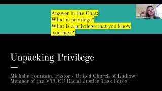 Workshop- Unpacking Privilege