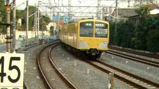 2004 11 26 西武新宿線101系175F+191F 沼袋駅通過☆