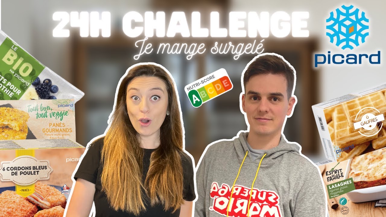 24H Challenge : je mange QUE du surgelé (PICARD)