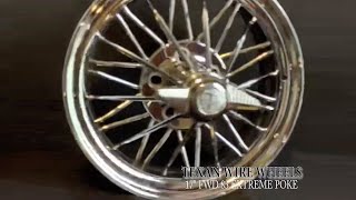 17 inch 83s® Extreme Poke® 30 Spoke Elbow® Wire Wheels