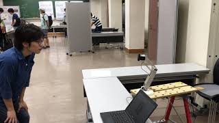 Face-tracking robot demonstration