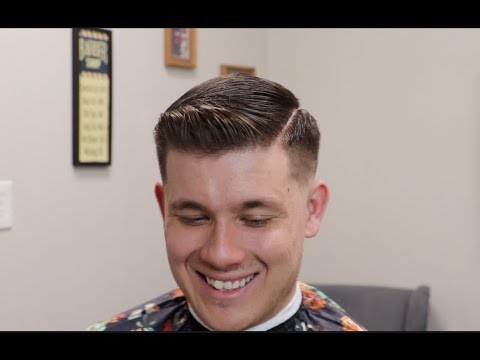 Classic Combover Drop Fade Haircut Tutorial