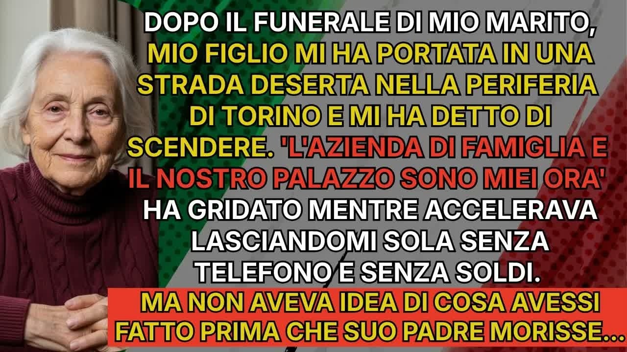 Mio figlio mi ha abbandonata dopo il funerale： ＂L'azienda ora è mia＂