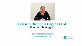 Teaching Language Study in Year 5 | Marine Duverger | Explicit Method Teaching Language Study in Year 5 | Marine Duverger | Explicit Method