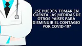 ¿Se pueden tomar en cuenta las medidas de otros países para disminuir el contagio por COVID-19? 