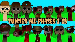 Incredibox Sprunki Tunner All Phases 1-13 #incredibox #sprunkimod #gaming #gameplay #games #sprunki