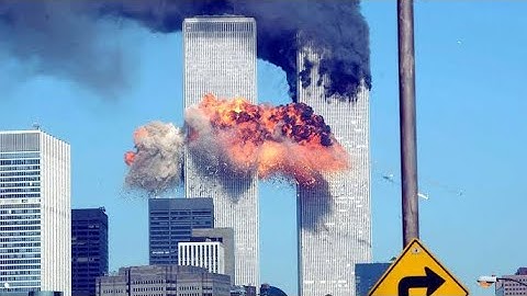 911 very very rare footage of both planes hitting the twin towers